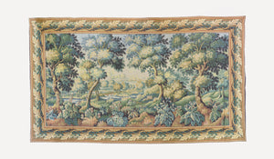 Late 20th Century French Verdure Style Landscape Tapestry