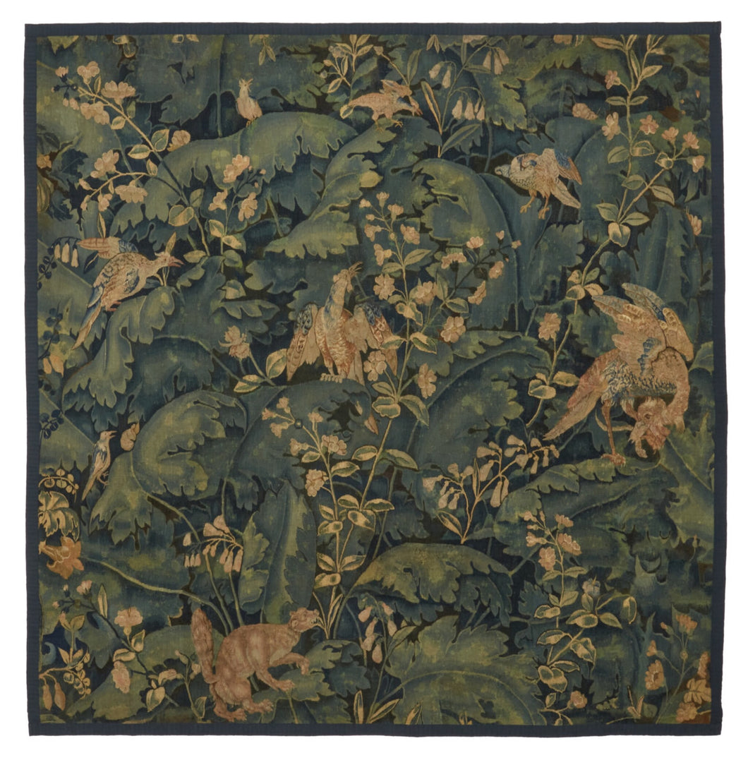 Antique 16th Century Flemish Verdure Tapestry
