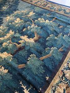 Antique 17th Century Flemish Verdure Tapestry