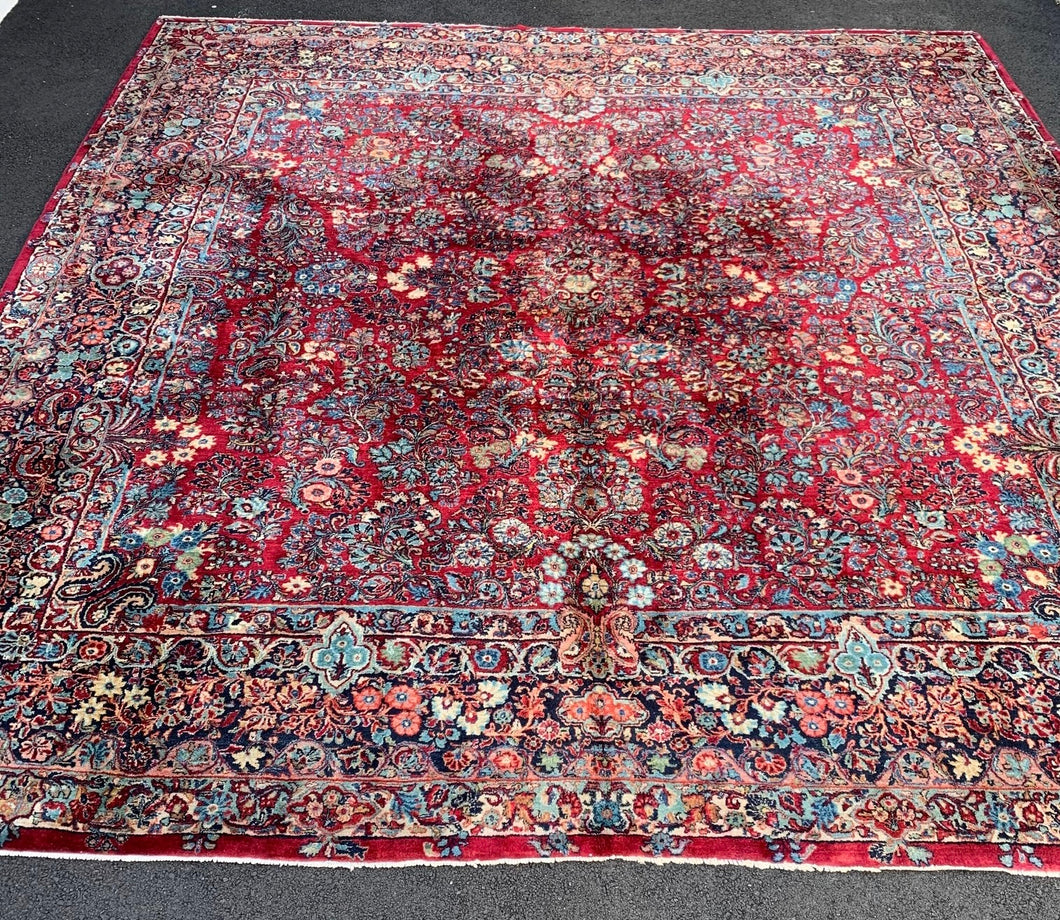 Antique Sarouk Carpet