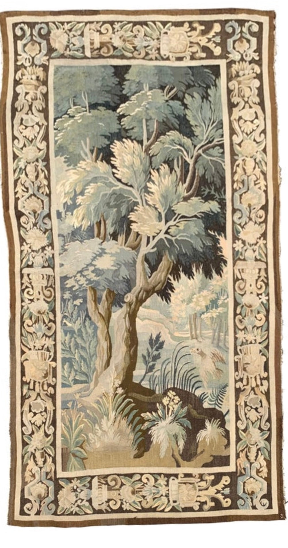 Antique 19th Century French Aubusson Tapestry