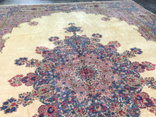 Load image into Gallery viewer, Antique Oversize Kerman Carpet
