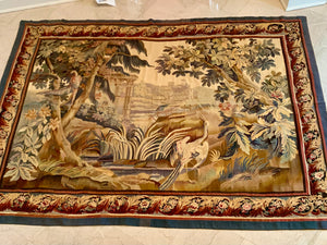 Antique 19th Century French Aubusson Tapestry