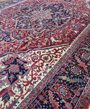 Load image into Gallery viewer, Antique Heriz Carpet