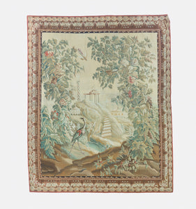 Antique 19th Century French Aubusson Tapestry