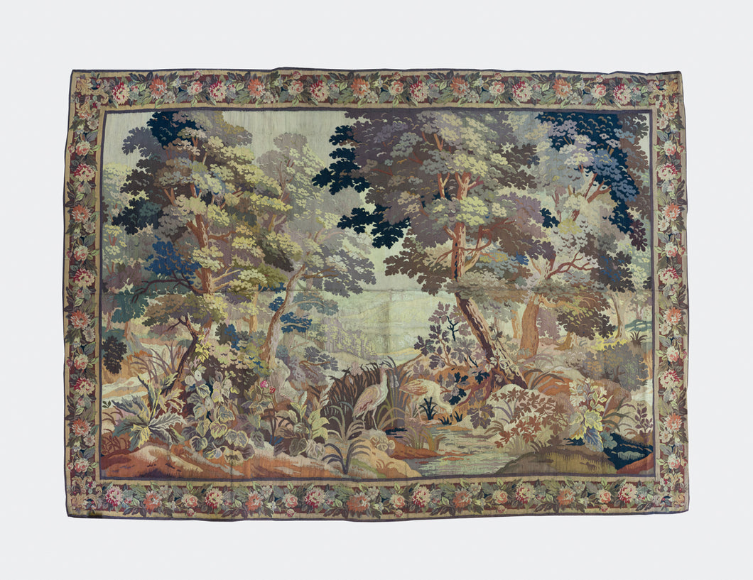 Antique 19th Century Handloom Tapestry