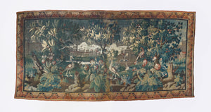 Antique Early 17th Century Flemish Verdure Tapestry