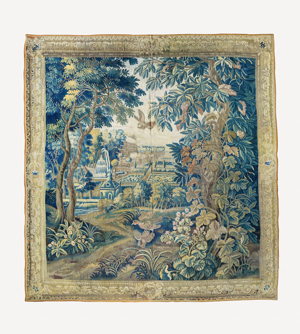 Antique 17th Century Flemish Verdure Tapestry