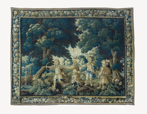 Antique 17th Century Flemish Verdure Tapestry