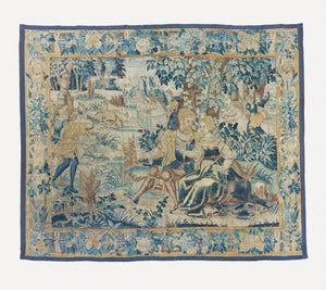 Antique Mid-16th Century Flemish Historical Tapestry
