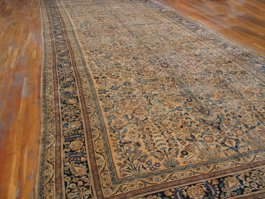 Oversize Antique Mashad Carpet