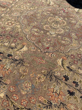 Load image into Gallery viewer, Antique Kayseri Silk &amp; Metallic Thread Tapestry/ Carpet