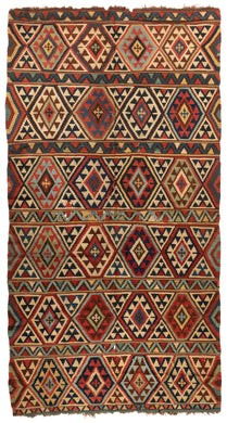 Antique Caucasian Kilim