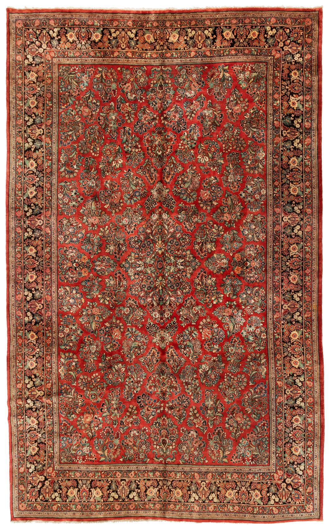 Antique Sarouk Carpet