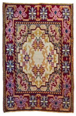 Antique Spanish Savonnerie Carpet