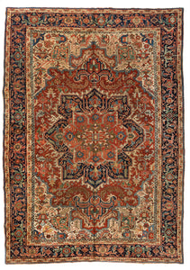 Antique Heriz Carpet