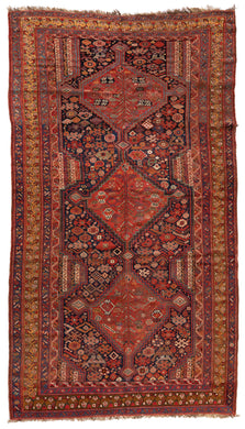 Antique Khamseh Carpet