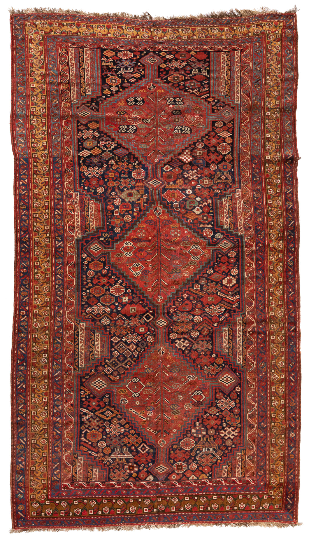 Antique Khamseh Carpet