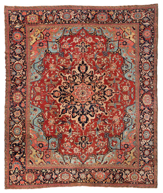 Antique Serapi Carpet