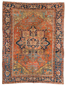 Antique Heriz Carpet