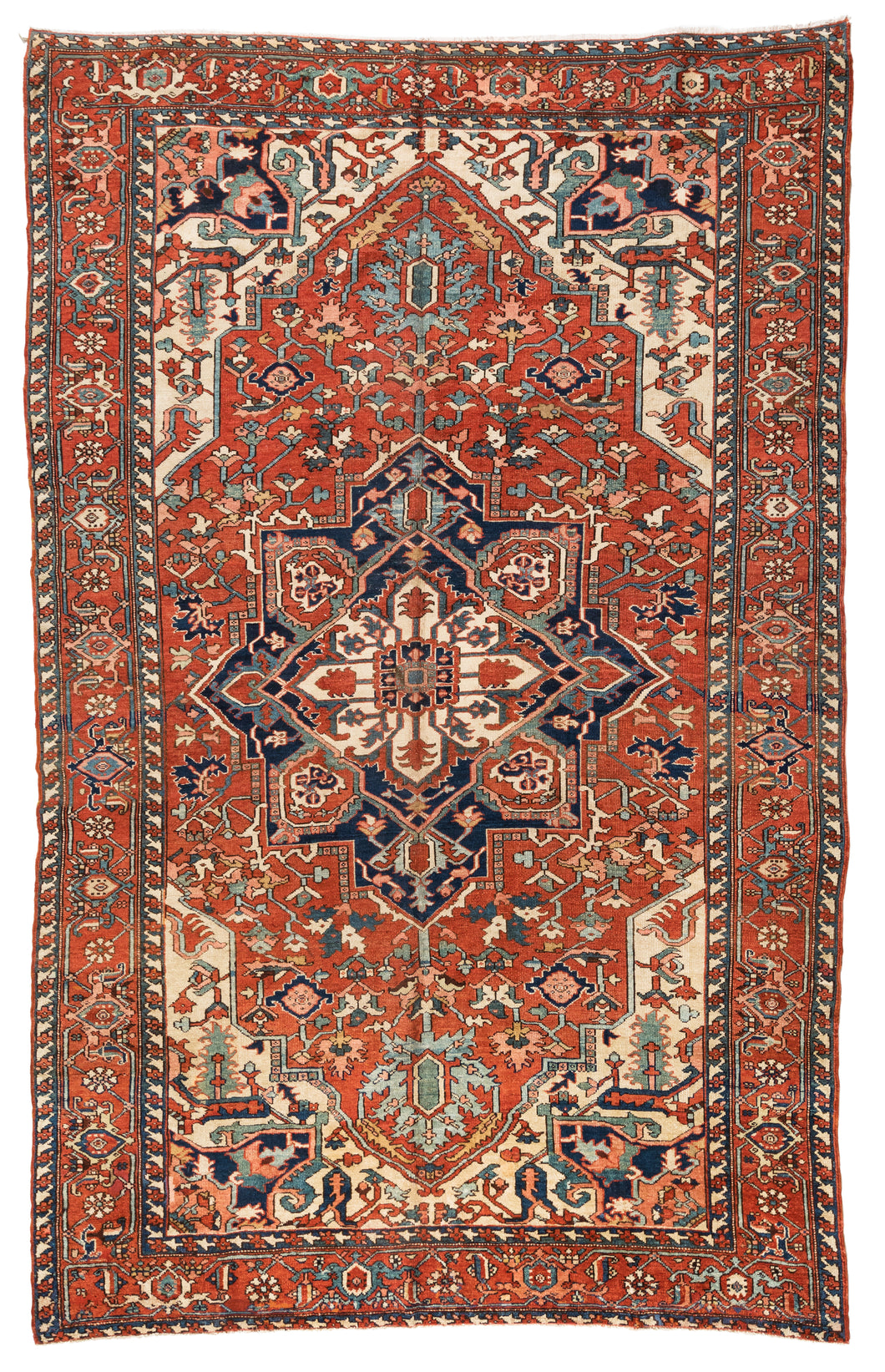 Antique Serapi Carpet