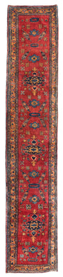 Antique Mohajeran Sarouk Runner
