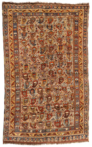 Antique Khamseh Carpet