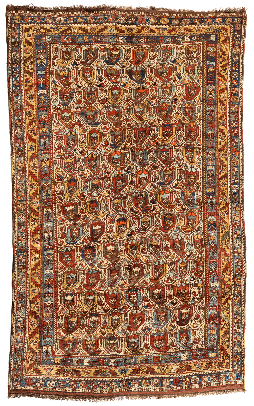 Antique Khamseh Carpet