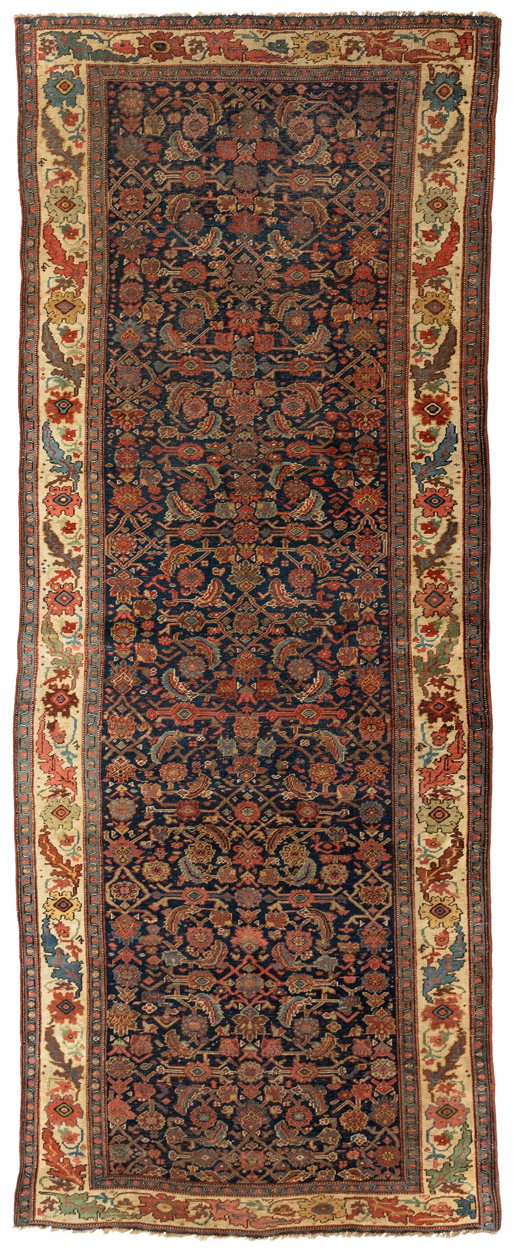 Antique Bijar Runner