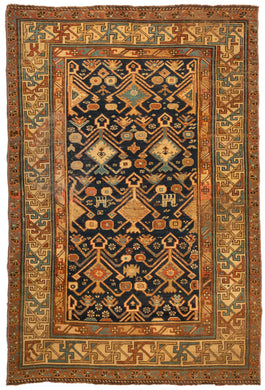 Antique Caucasian Dagestan Carpet