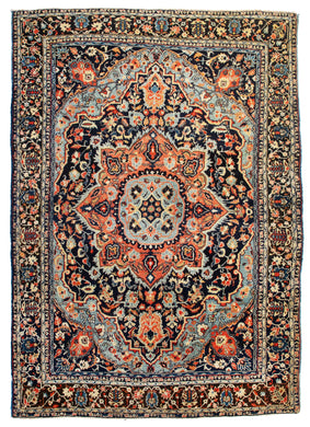 Antique Farahan Sarouk Carpet