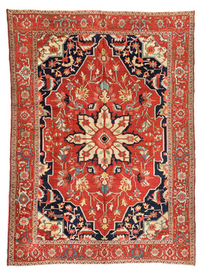 Antique Serapi Carpet