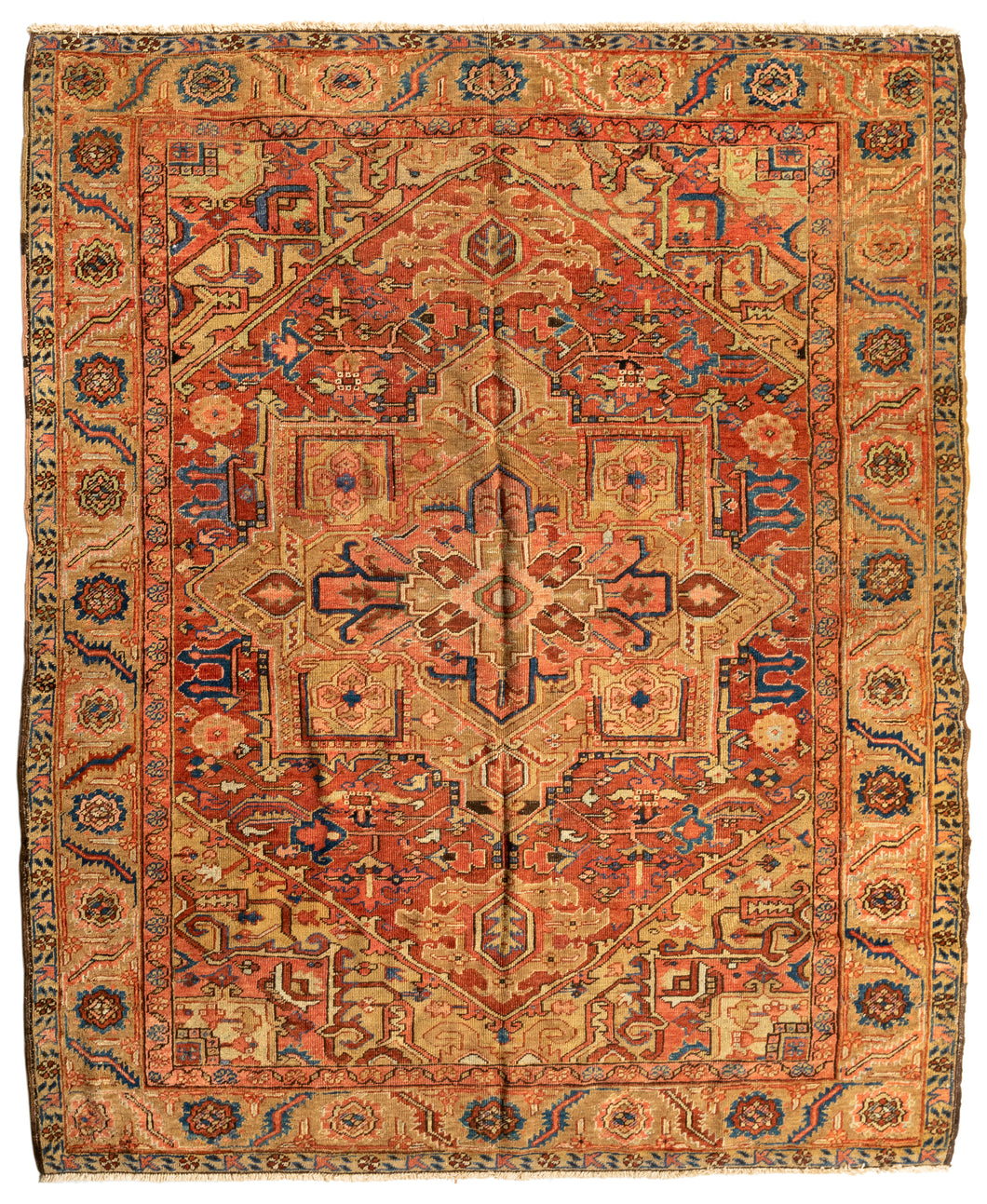 Antique Heriz Carpet