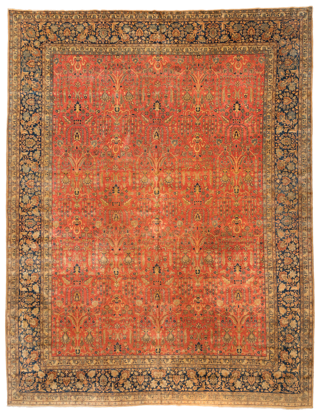 Antique Tabriz Carpet