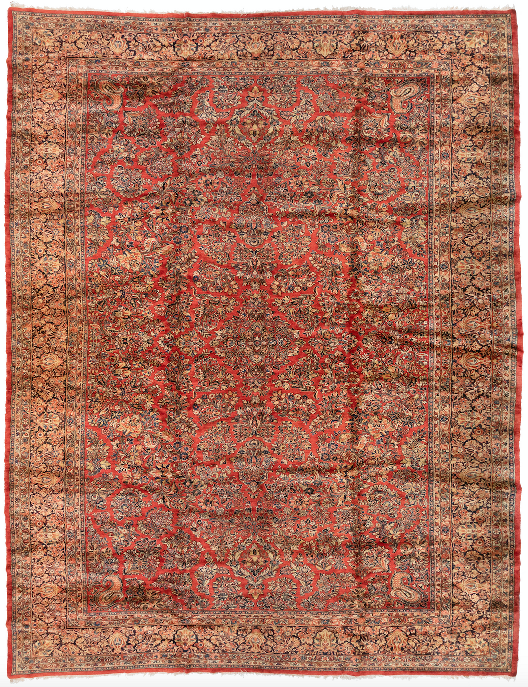 Oversize Antique Sarouk Carpet