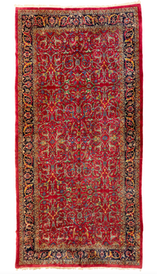 Antique Mohajeran Sarouk Oversize Carpet