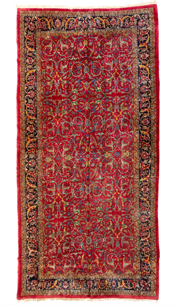 Oversize Antique Mohajeran Sarouk Carpet