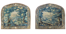 Load image into Gallery viewer, Pair of Antique 17th Century Flemish Verdure Tapestries
