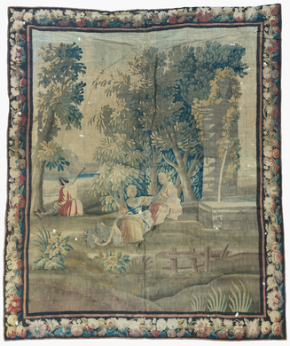 Antique 18th Century French Aubusson Tapestry