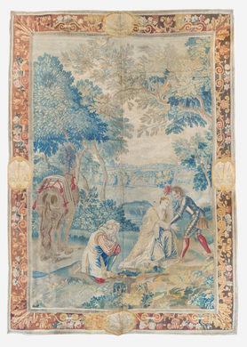 Antique 17th Century French Aubusson Tapestry